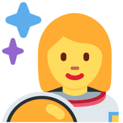 Woman astronaut emoji